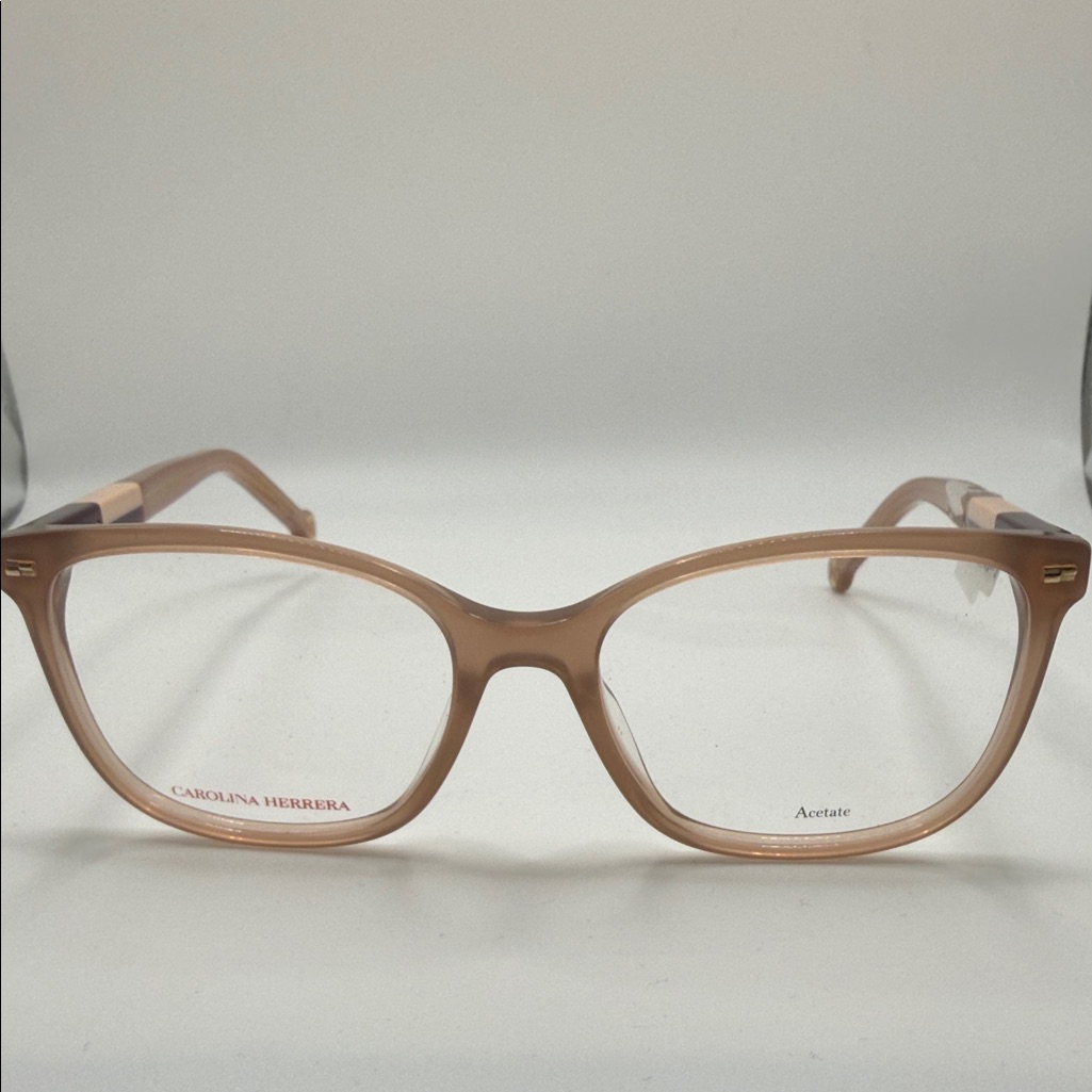 Carolina Herrera Brown Acetate Glasses Her0159 No Case